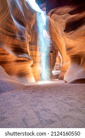 Antelope Canyon Sunlight Games And Rocks - Arizona - USA