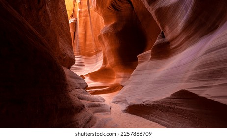 Antelope Slot Canyon Arizona USA - Shutterstock ID 2257866709