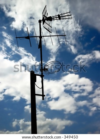 Similar – laterne (schräg) vor wolkenverhangenem himmel