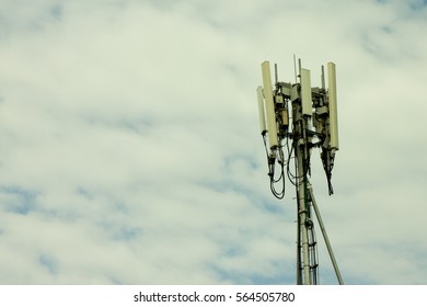 Antenna signal for data communication.  - Shutterstock ID 564505780