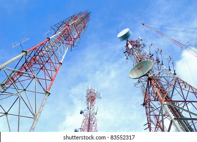 Antenna TV It is characterized by high towers made of steel. Used to transmit television signals.