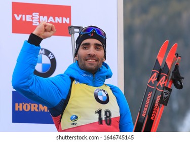  Anterselva - Antholz, Italy On 15/02/2020 - IBU Biathlon World Championships 2020 - Martin Fourcade (FRA)