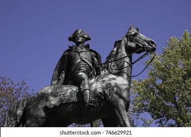 Anthony Wayne statue close up at Valley Forge National Historical Park by Henry K. Bush-Brown
