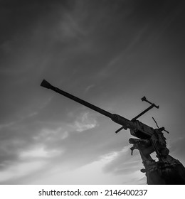 Anti Aircraft Gun, Located In Guam