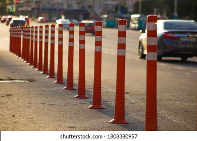 Anti Parking Bollard In The City