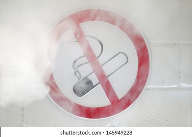 Anti Smoking Sign