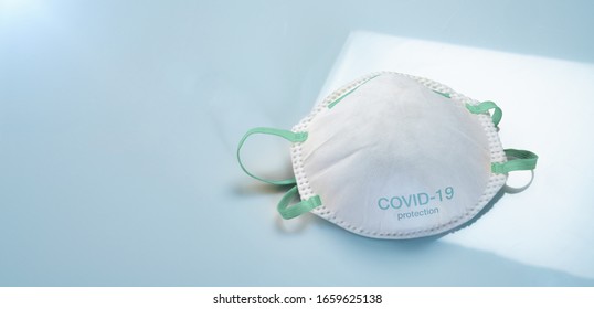 Anti virus protection mask ffp2 standart to prevent corona COVID-19 and Sars-CoV-2 infection