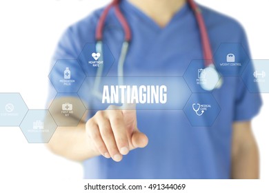 ANTIAGING Concept on Interface Touch Screen