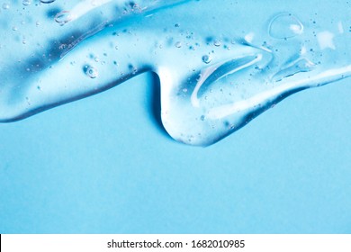 Antibacterial Gel Background. Virus Protection Or Cosmetics Concept.