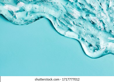 Antibacterial Gel Background. Virus Protection Or Cosmetics Concept.