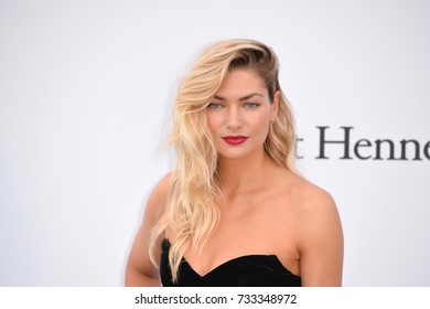 ANTIBES, FR - May 25, 2017: Jessica Hart At The 24th AmfAR Gala Cannes At The Hotel Du Cap-Eden-Roc, Antibes