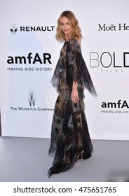 ANTIBES, FRANCE - MAY 19, 2016: Actress Vanessa Paradis At The AmfAR Cinema Against AIDS Gala 2016 At The Hotel Du Cap D'Antibes.