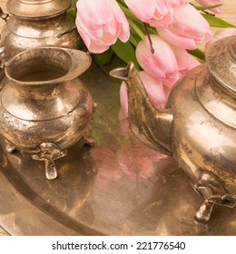 antic coffee set