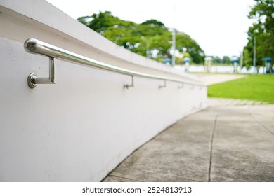 Anti-fall handrails for general public and disabled people. - Powered by Shutterstock