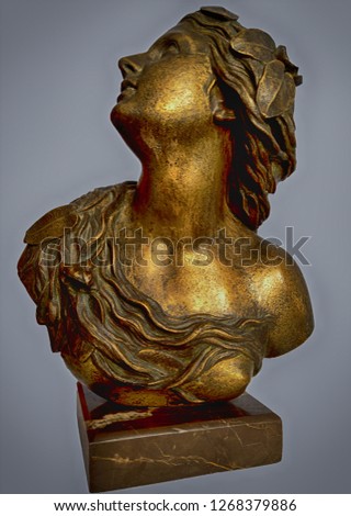 Antique Bronze Bust