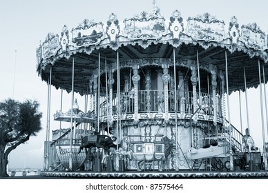 antique carousel