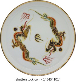 Antique Chinese Dragon Coated Plates Stock Photo 1454541014 | Shutterstock