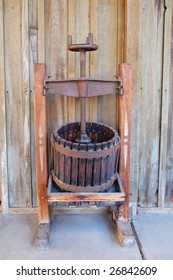 Antique Cider Press; Palm Springs, California