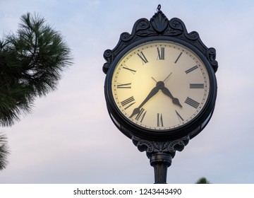 Antique Clock Town Square Stock Photo 1243443490 | Shutterstock