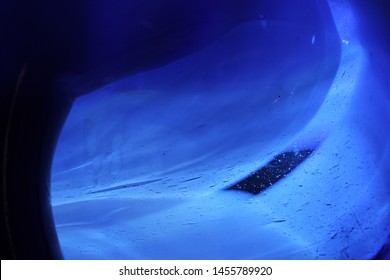 Antique Cobalt Blue Glass Close Up