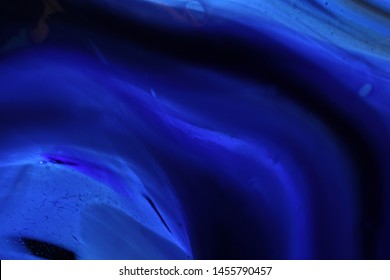 Antique Cobalt Blue Glass Close Up