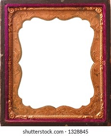 Antique Copper Tintype Frame