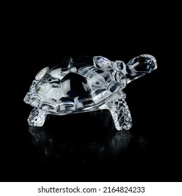 turtle crystal figurine