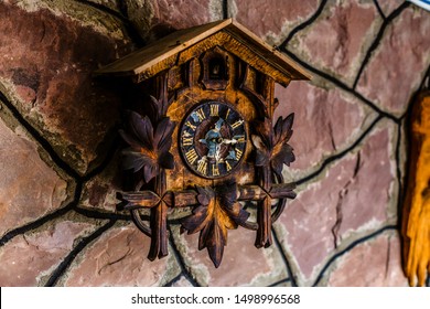 Antique Cuckoo Clock On Wall