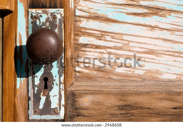 Antique Door Knob On Outside Old Stock Photo Edit Now 2968608