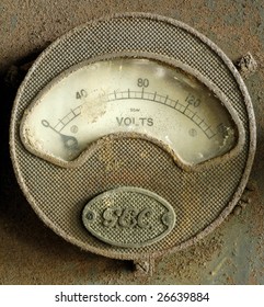 Antique Electric Volt Meter