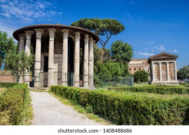 Antique Forum Boarium In Rome, Italy