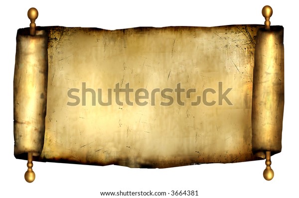 Antique Gold Scroll Background Stock Photo (Edit Now) 3664381
