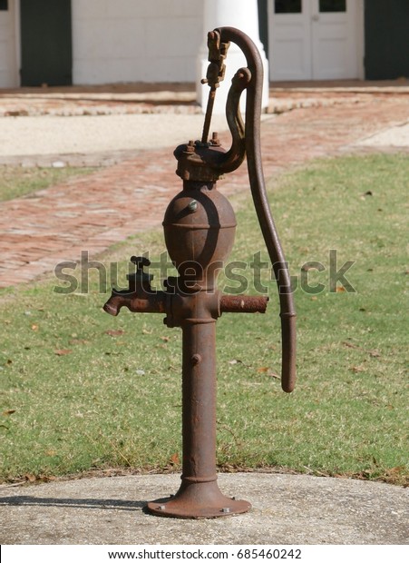 Antique Hand Water Pump Faucet Stock Photo Edit Now 685460242