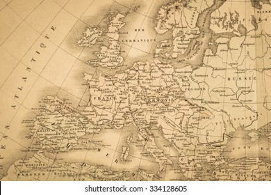 Carte Du Monde En Francais Stock Photos Images