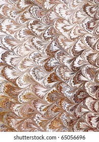 Antique Marbled Paper Background