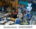 Antique market flea market junk