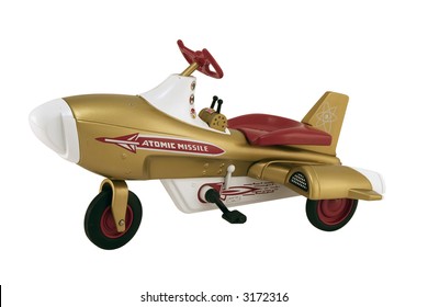 vintage airplane pedal car