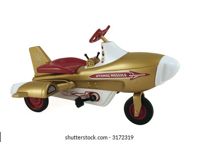 vintage airplane pedal car