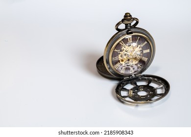 Antique Pocket Watch With Greek Numerals.