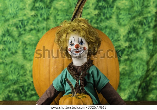 small porcelain clown dolls