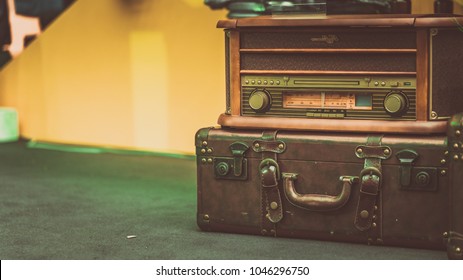 Antique Radio Suitcase