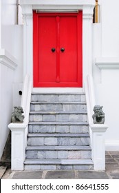 Antique Red Door