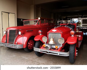 Antique Restored Firefighters Truck