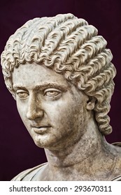 Antique Roman Bust Of A Noble Women
