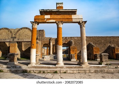 Antique Ruins Of The Pompeii Forum