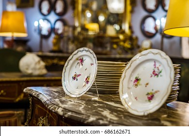 Antique Shop Interior, Bruxelles, Belgium.