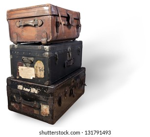 Antique Steamer Trunk.