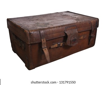 Antique Steamer Trunk.