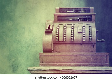 Antique style cash register  - Powered by Shutterstock