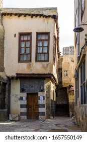 antique syrian houses in ancient city of Damascus (Syrian Arab Republic) in 15/02/ 2020